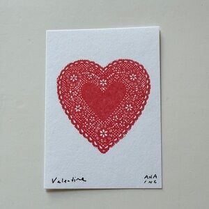 Ana Inciardi Mini Print, Valentine
